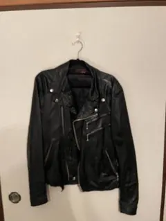 Freedom Sportwear ブラック ライダースジャケット 38