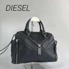 DIESEL LE-ZIPPER hand bag Vzip gimmick - メルカリ