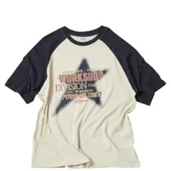 Spray Star Raglan Short Sleeve T-shirt