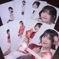 大沼晶保 櫻坂46 2026年 振袖 スタイリング制服 生写真 8種コンプ