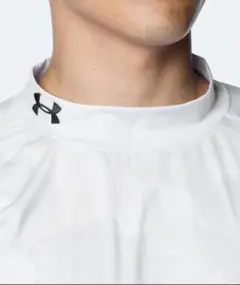 アンダーアーマー UAヒートギア モックネック シャツ サイズ：L カラー：白