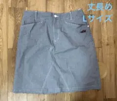 NEW BALANCE ニューバランス スカート チェック ネイビー L