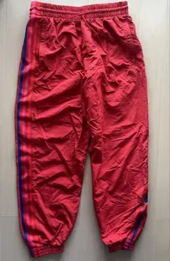 80s old adidas ナイロン ストライプ トラックパンツ 希少 カラー