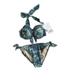 花柄 セパレート水着 ビキニ 11Lサイズ 3点セットのサムネイル