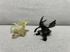 立体ポケモン図鑑】レシラム・ゼクロム(クリアバージョン) - メルカリ