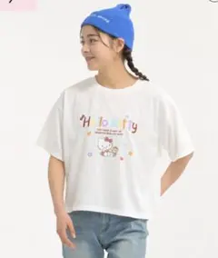 新品　刺繍ハローキティTシャツ