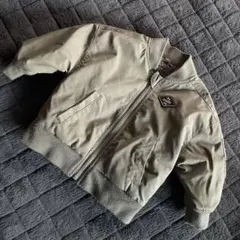 MA-1スタイルジャケット オリーブ色　80サイズ