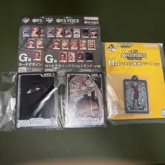 ONE PIECE CARD GAME G賞 アクスタ 黒ひげ イム2点 H賞