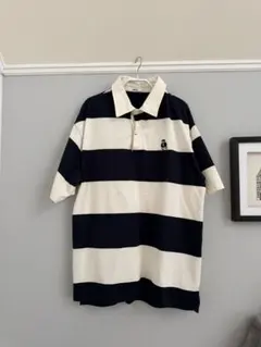 韓国　スパオ　SPAO ラガーシャツ　ボーダー　ポロシャツ