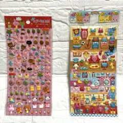 キャラクターシール 2シート　平成レトロ