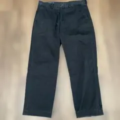 希少　RalphLauren ラルフローレン ポロチノ チノパン ブラックW34