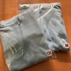 Qoo 親子パーカーセット　大人用サイズM 子供用130㎝ コカコーラ　クー