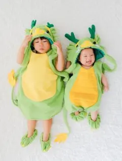 新品✨キッズ コスチューム 龍 ふわふわ着ぐるみ オリジナル衣装 3~10才