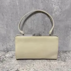 【訳あり】アニエスベー　ハンドバッグ　ベージュ　パーティバック　オケージョン　鞄