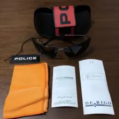 偏光レンズ ブラックメタルサングラス
