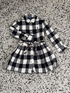 Polo Ralph Lauren チェック柄ワンピース 4/4T