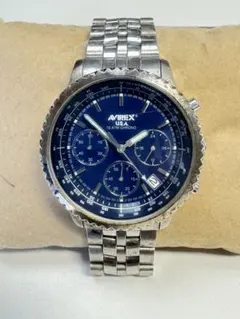 【稼働品】Avirex☆アヴィレックス☆クロノグラフクオーツ腕時計左側リューズ 楽天市場】AVIREX[アヴィレックス] クロノ アヴィエイター