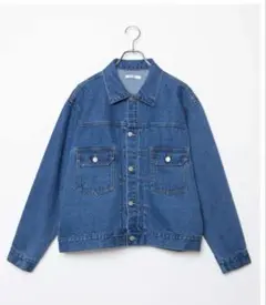 wego デニムトラッカージャケット インディゴ 青 ブルー