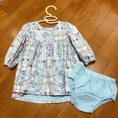 GAP花柄ワンピースとブルマセット 12-18ヶ月