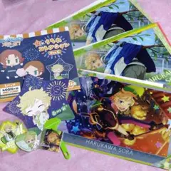 あんスタ　春川宙　クリアファイル＆うちわ＆缶バッジ他