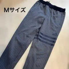 adidas climaliteストライプジャージパンツ グレーＭサイズ