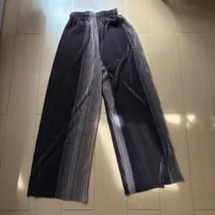 ストライプ ワイドパンツ
