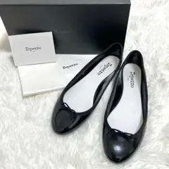 ✨付属品完備✨ repetto サンドリオン バレエシューズ 黒 24.5cm