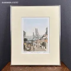 【真作】版画　織田義郎　リトグラフ　ポルトフィーノ　人気画家　名品　T164 m77086191785_1.jpg?1757111373