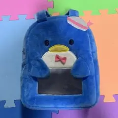 ペンギン型青いフリースリュック