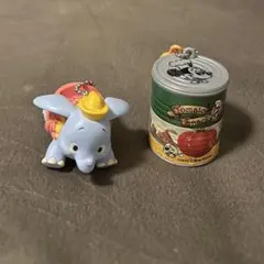 ディズニー カプセルトイ トマト缶 ダンボ ミッキー　2点セット