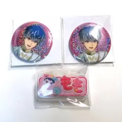 アイナナ 百 缶バッジ ムビナナ 上映会 モンモモ アクリルバッジ 3点セット