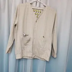 【連休値下げ】graniphスヌーピー刺繍カーディガン　超レア