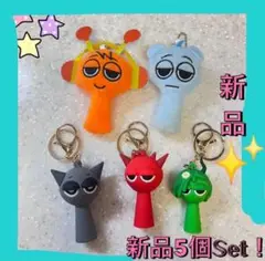 スプランキー✨️ラバーキーホルダー×ぬいぐるみ 5個セット