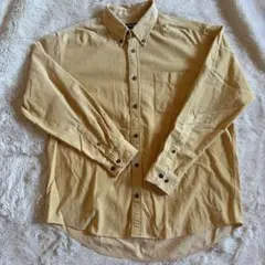 UNIQLO ユニクロ コーデュロイシャツ 黄色