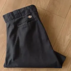 Dickies 874BKワークパンツ/チノ/24年製/黒/古着/W38L30