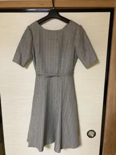 ロペピクニック　チェック　膝丈ワンピース　タグ付き