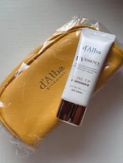 【ほぼ未使用】d’Albaトーンアップ UV下地 35ml ＋ ポーチ セット