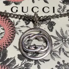 a*a様 大幅値下げ出品 GUCCI インターロッキングアラベスク ペンダント