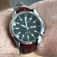 【ATTESA】【ATD53-2981】 電波ソーラー　稼働品　定価7万