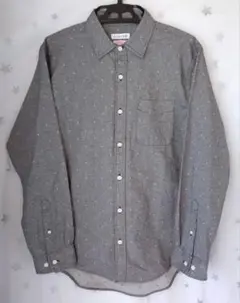 CLOSSHI THERMOLITE グレー ドット柄シャツ　Lサイズ