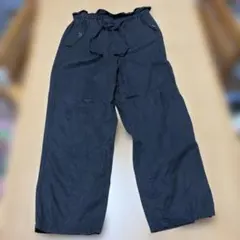 GU パンツ 黒　ウエストゴム