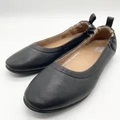 fitflop フィットフロップ フラットシューズ レザー 黒 23.5cm