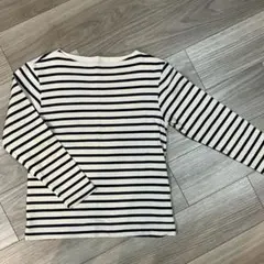 無印良品　ストライプ長袖Tシャツ S