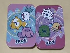 ADVENTURE WORLD 缶バッジ 2個セット パンダ イルカ - メルカリ