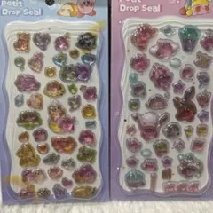 星のカービィ ⭐︎立体プチドロップシール 2シートセット