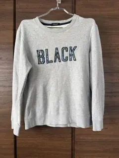 バーバリー BLACK LABEL グレー スウェット　Tシャツ　2号　M