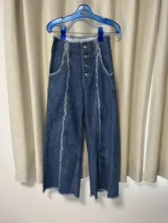 BROWNY ワイドデニムパンツ M