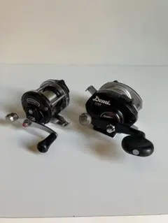 釣りリール まとめ売り オールドリール Shimano Daiwa ベイトリール SHIMANO DEMI ベイトリール 2個セット 穴釣り オールドリール - メルカリ