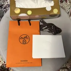 HERMES ショップ袋 ギフトボックス リボン セット - メルカリ