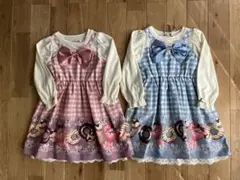 新品あり マジョリカ ドーナツ ワンピース 長袖 100センチ セット